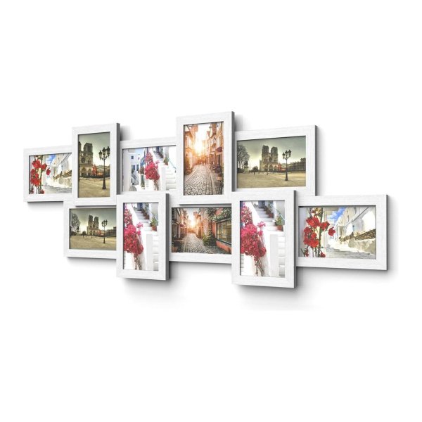 Fotolijstcollage - Bloomfeld - MDF-panelen - in elkaar te zetten - wit