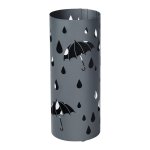 Paraplubak - Metalen Design - Wateropvangbak - Haak - Antraciet