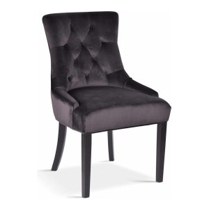 Stoel - Zaza Home - Velours - Donkere Poten
