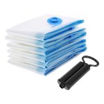 6-Tlg Vacuumzakken Voor Kleding Met Pomp 80 X 100 Cm