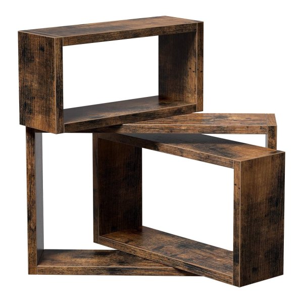 Wandplanken, Set Van 3 Kubusplanken