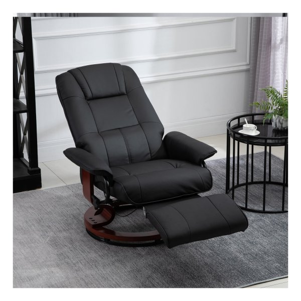 TV fauteuil - Luxurious Life - 360 graden draaibaar - Zwart