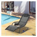 Schommelmeubel - Comfort&Style - Metalen Frame - Zwart