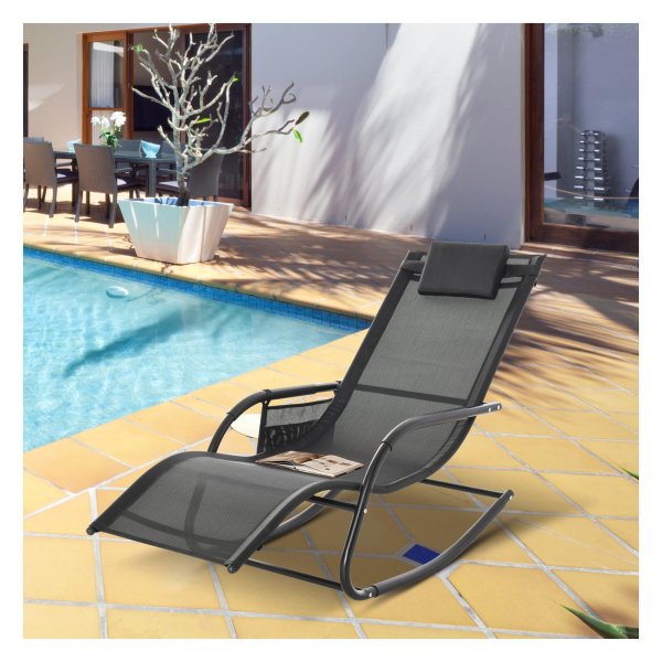 Schommelmeubel - Comfort&Style - Metalen Frame - Zwart