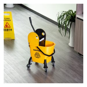 Reinigingsdoekwagen - Krachtige Reiniger - 26 liter, geel