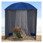 Strandparasol - Zonblocker - Blauw