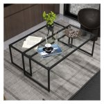 Salontafelset - Stijlvol Design - Zwarte Kleur