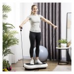 Trilplaat - Vibrerende plaat - Effectieve training - Zwart