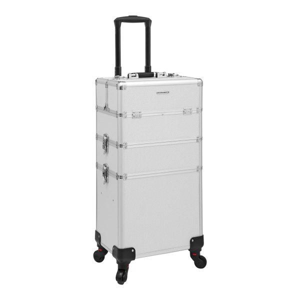 Koffer - Professionele - Grote trolley - Zilver