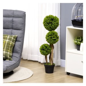 Kunstplant – Buxus - UV-bescherming – lichtgroen