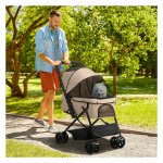 Huisdierenwagen - ComfortPet - voor kleine honden en katten – lichtbruin