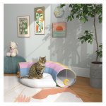 Speeltunnel - FlexiPets - Opvouwbaar - Uniek design - Grijs