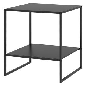 Salontafel - Moderne Inrichting - Opbergruimte - Staalzwart