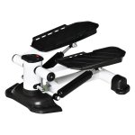 Stappenteller - Compacte Stepper - LCD-scherm - Grote Pedalen - Wit/Zwart