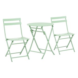 Bistrotuinset - Outdoor Living - Opklapbaar - Groen