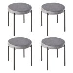Barkruk - Stijlvol Design - Comfortabele zitting - Zwart.