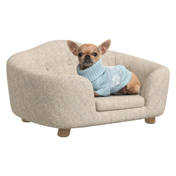 Hondenbank - ComfortPets - zacht en knus - grijs