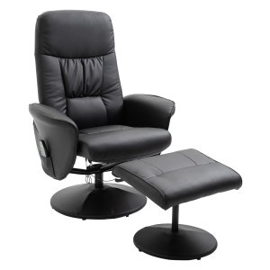 Massagestoel - Relax & Care - 10 vibratiepunten - Opbergruimte - Zwart