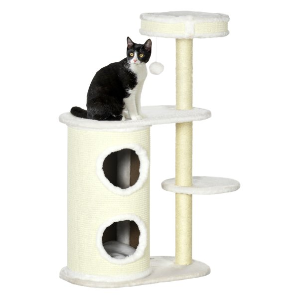 Klimboom - LuxeKrabbels - Krabplank – Kattentoren - Beige