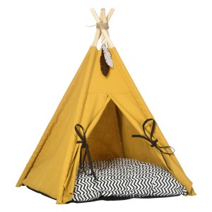Huisdierentent - ComfortPaws - Comfortabel - Anti-slip - Geel
