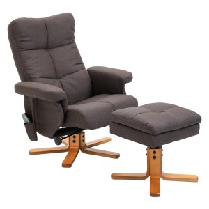 Massagestoel - Comfortlife - Massagefunctie - Opbergruimte - Bruin.