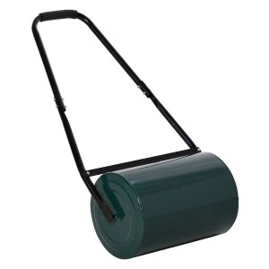 Tuinroller - Gladmaker - 30 liter capaciteit - Metaalgroen