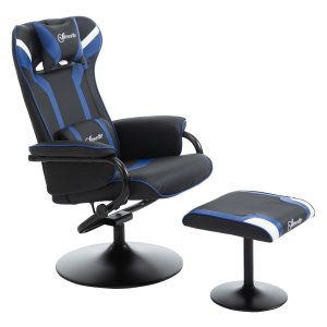 Ligfunctie - Comfortabele zetels - Beklede fauteuil - Donkerblauw