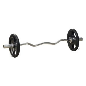 Halterset - 10 kg – Rubber - Zwart