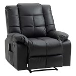 Massagestoel - LuxRelax – Elektrische massagefunctie – TV-functie - zwart