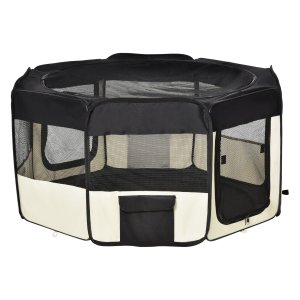 Puppyren - Vrijheid voor dieren - Plaid design - Blauw