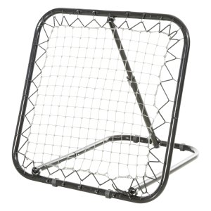 Voetbalrebounder - Verstelbaar en opvouwbaar - Zwart
