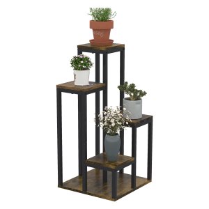 Plantenrek - Veelzijdige opbergplank - Stijlvol - Bruin