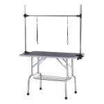 Dierentafel - Trimmaster - Opvouwbaar en verstelbaar - Zwart