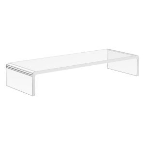 Laptopstandaard - Ergonomisch transparant - Laptop, PC - Zwart