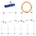 Hondenbehendigheid – Training Fun - Makkelijk mee te nemen – Plastic - Wit en geel
