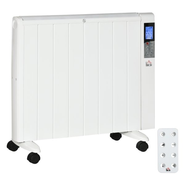 Elektrische Radiator – LCD-display – 2000W - zwart