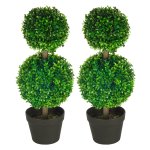 Kunstplanten - Dubbele bol - UV-bestendig - Groen