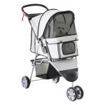Autobuggy - HappyPets - Opvouwbaar – Multicolor (grijs)