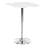 Pubtafel - Bistrotische - Verstelbaar - Wit