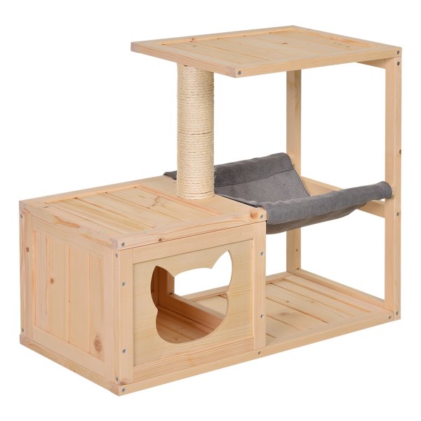 Klimboom - Sparrenhout - Natuurlijk - Beige