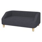 Hondenbed - Comfortabel - Verhoogd ontwerp - Donkergrijs