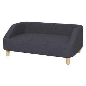 Hondenbed - Comfortabel - Verhoogd ontwerp - Donkergrijs