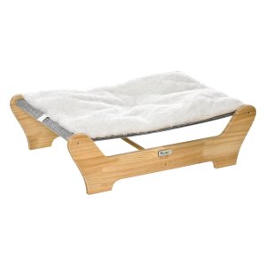 Kattennest - Luxe Kattenbed - Verhoogd en zacht - Grijs