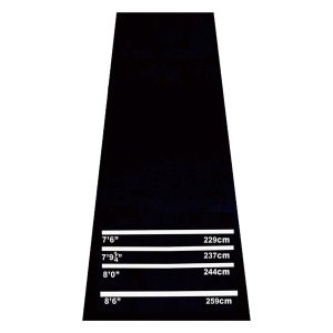 Dartmat –- Anti-slip - Duurzaam - Zwart