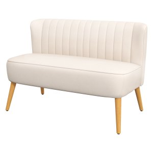 Tweezitsbank - Comfortable Living - Draagkracht 150 kg - Crèmewit