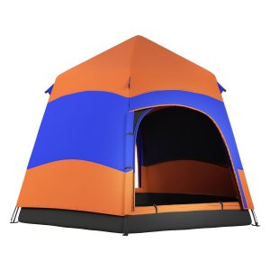 Gezinstent - Zaza Home - Snelle Opzet - Waterdicht - Oranje + Blauw