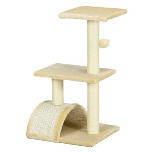 Krabpaal - Kattentoren - Pluche ballen - Sisalpalen - Crèmewit