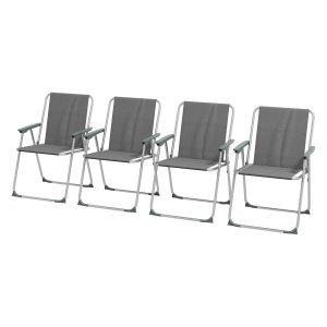 Tuinstoelen - Robuust - Vouwbaar - Oxford Grijs