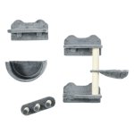 Klimwandset - Stoere Krabplank - Springplanken - Grijs