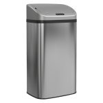 Prullenbak - Sensor - 48 liter - Automatische sluitfunctie - Roestvrij staal